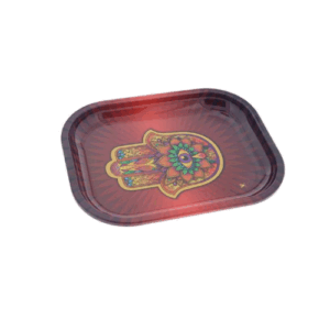 Hamsa Metal Rolling Tray, 18L/14W